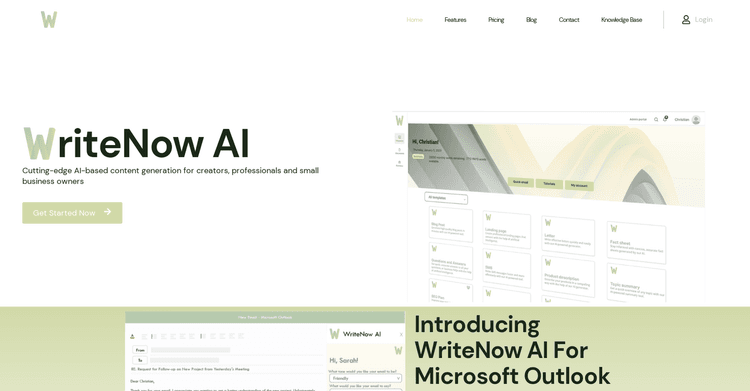 WriteNow AI featured image