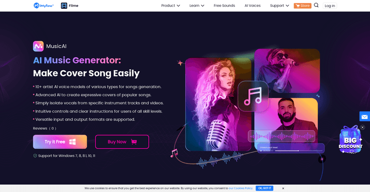 iMyFone MusicAI featured image