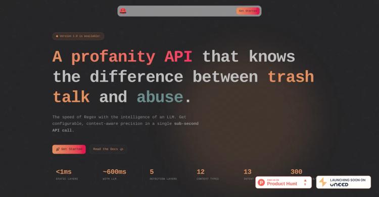 The Profanity API featured image