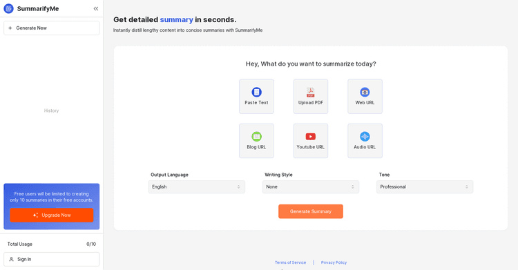Summarify.me featured image
