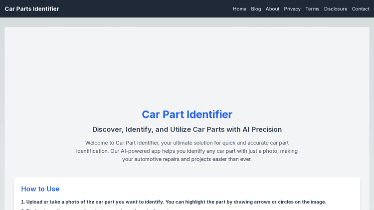 Car Part Identifier featured image