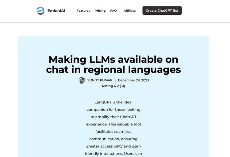 LangGPT featured image