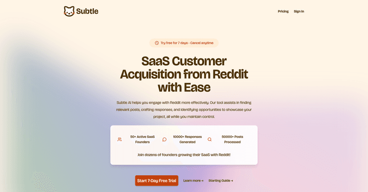 Subtle featured image