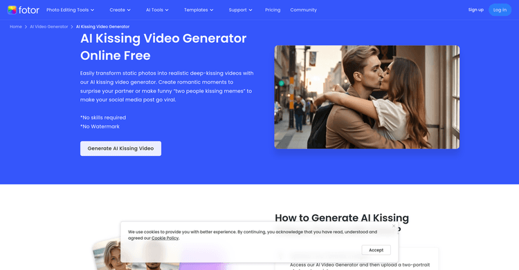 Fotor AI Kiss featured image