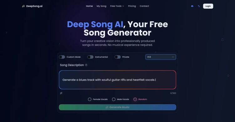 DeepSong AI featured image