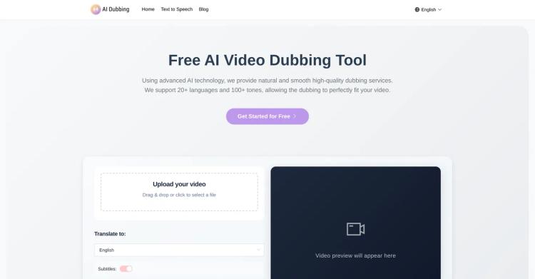 AI Dubbing.io featured image