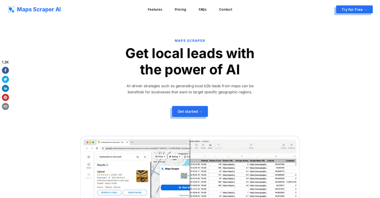 MapsScraperAI featured image