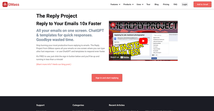 The Reply Project featured image