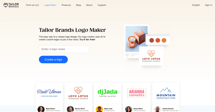 Tailor Brands featured image