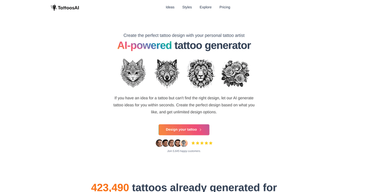 TattoosAI featured image