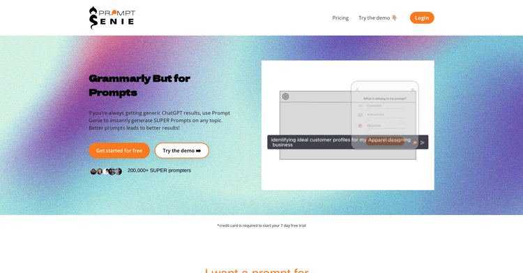 Prompt Genie featured image