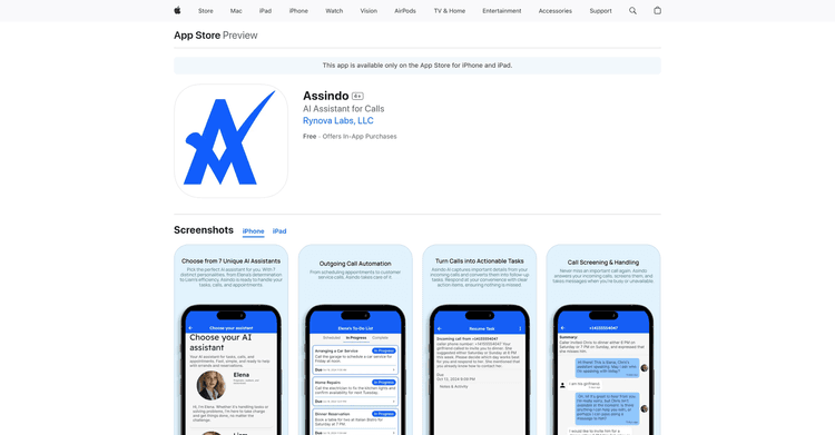 Assindo iOS featured image