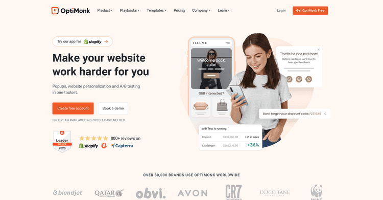 OptiMonk featured image