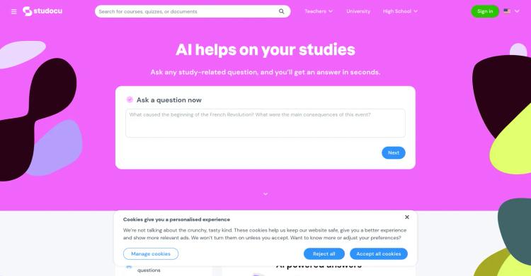 Studocu Ask AI featured image