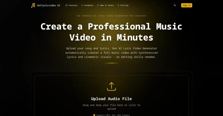 GetLyricVideo AI featured image