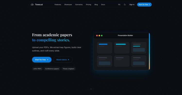 Tosea.ai featured image