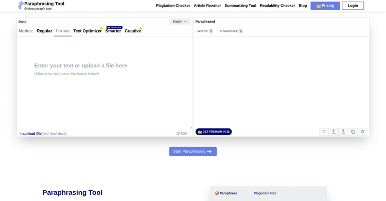 Paraphrasing.io featured image