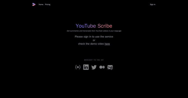 YouTube Scribe featured image