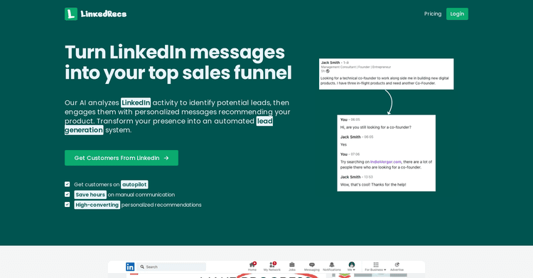 LinkedRecs featured image