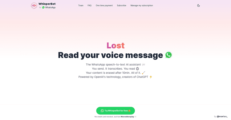 WhisperBot featured image