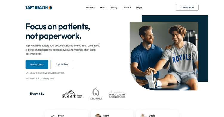 Tapt Health featured image