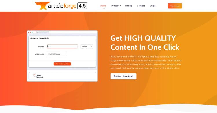 Article Forge featured image