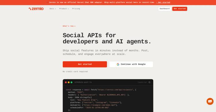 Zernio featured image