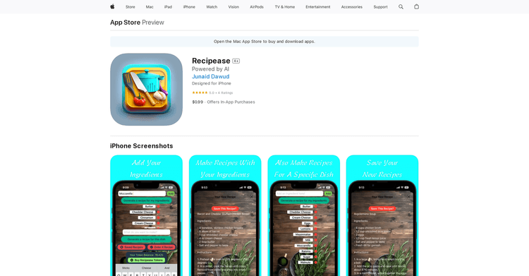 Recipease featured image