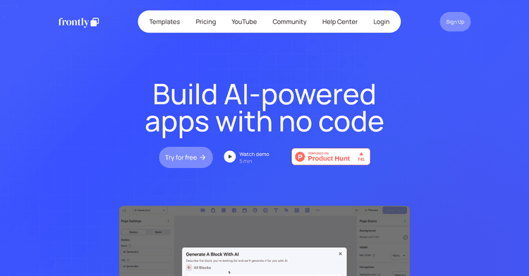 Frontly featured image