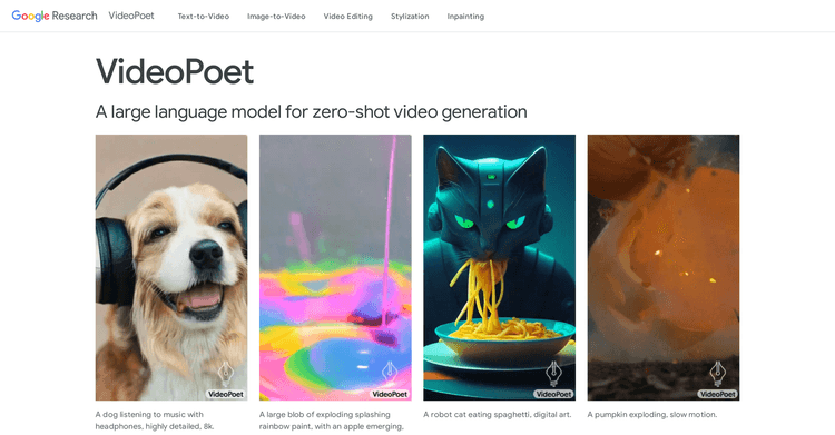 VideoPoet by Google featured image