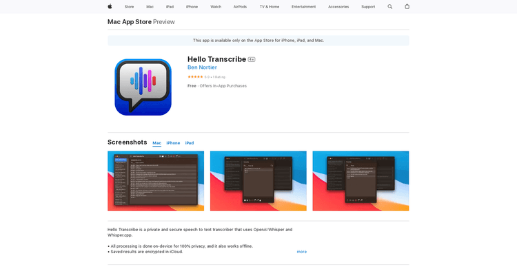 Hello Transcribe featured image