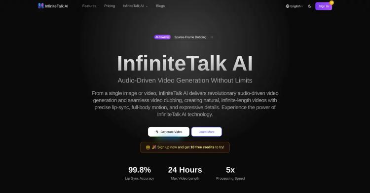 InfiniteTalk AI featured image