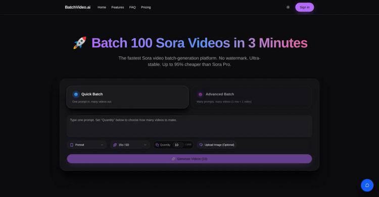 BatchVideo.ai featured image