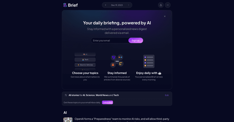 Brief News featured image