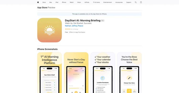 DayStart AI featured image