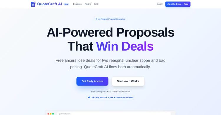 QuoteCraft AI featured image