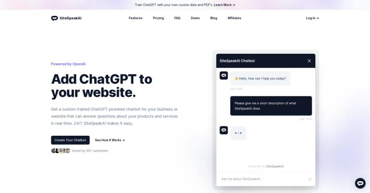 SiteSpeakAI featured image