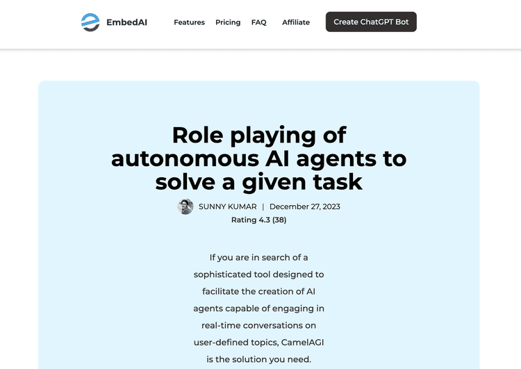 CamelAGI featured image