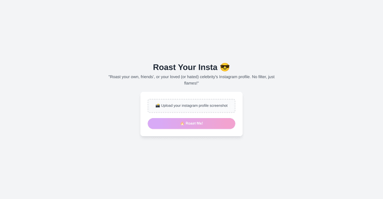 Roast Your Insta featured image