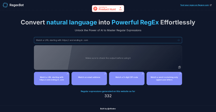 RegexBot featured image