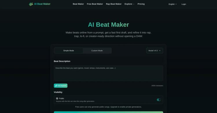 AI Beat Maker.ai featured image
