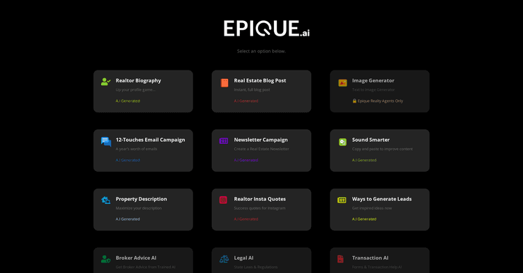 Epique AI featured image