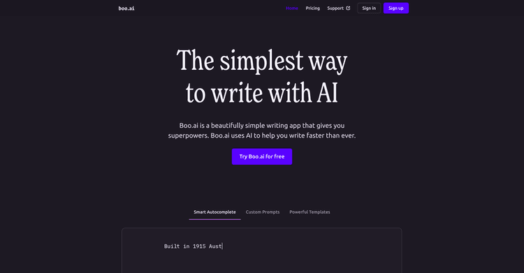Boo.ai featured image