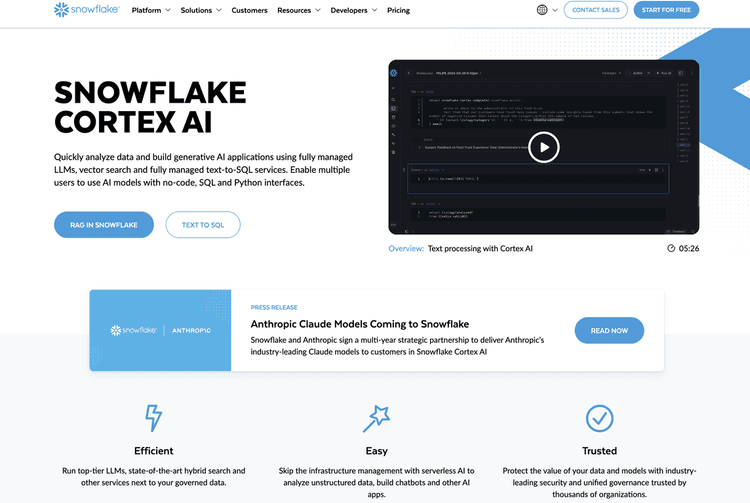 Snowflake Cortex featured image