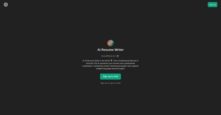 AI Resume Writer featured image