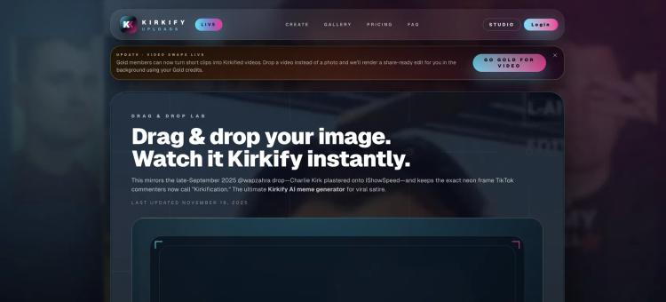 Kirkify AI featured image