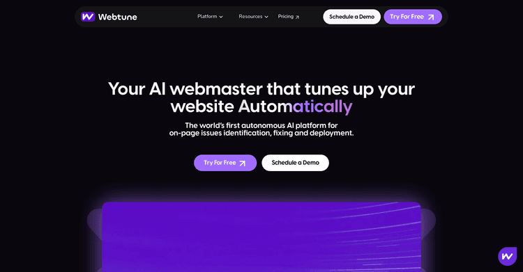Webtune AI featured image