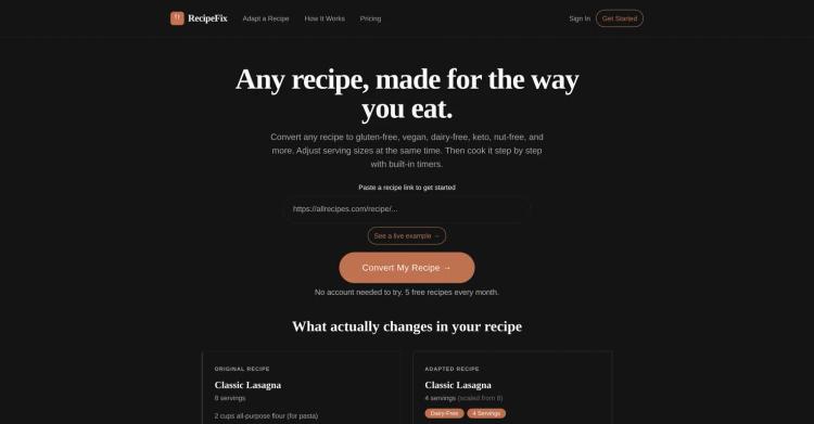 RecipeFix featured image