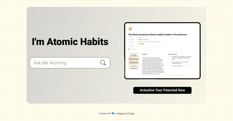 Atomic Habits GPT featured image
