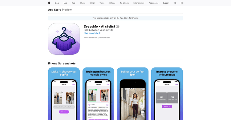 DressMe - AI stylist featured image